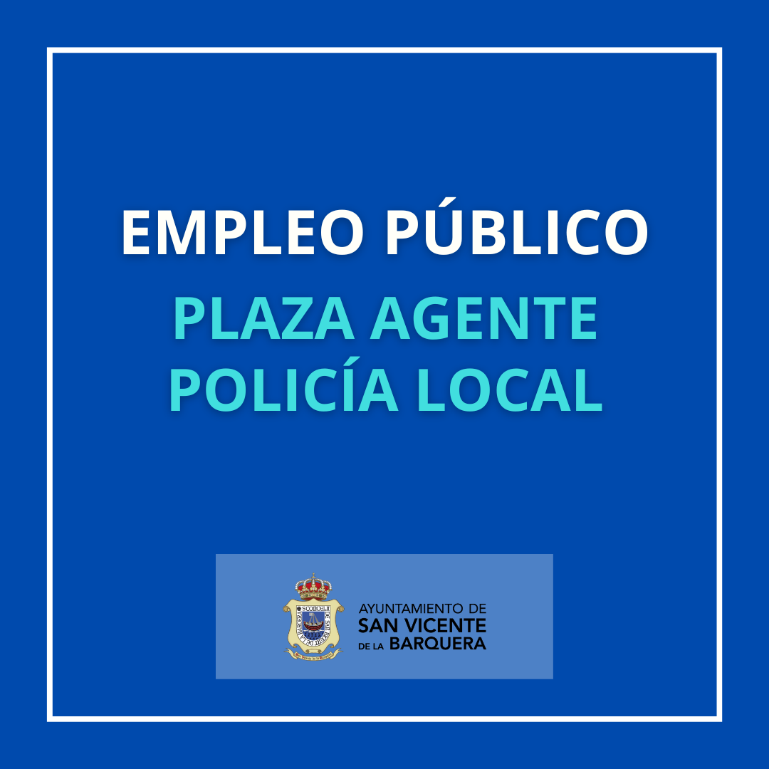 Plaza de agente Policia Local