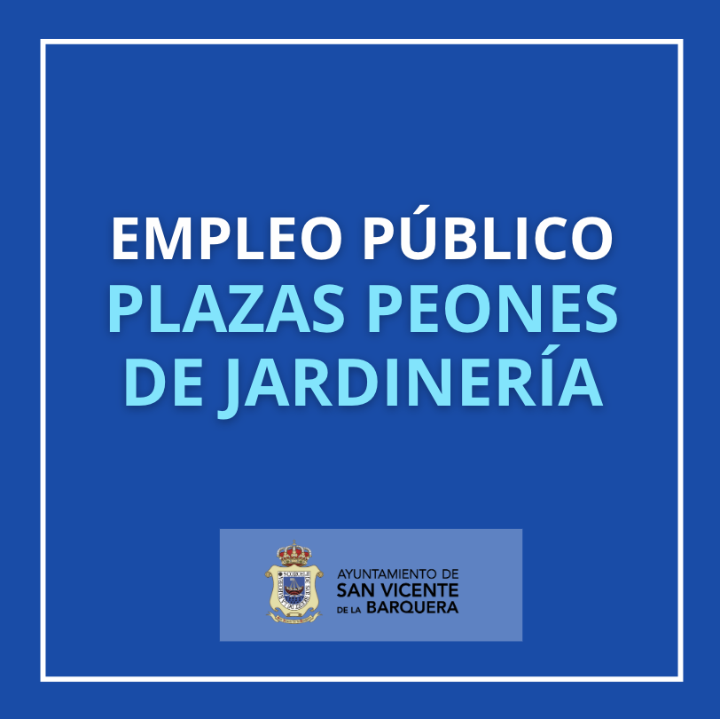 Empleo Público Plazas Peones de Jardinería
